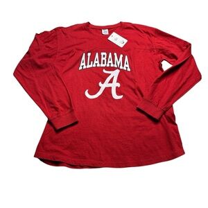 ❤️ Pressbox Alabama Crimson‎ Tide Long Sleeve Tee Sz L NWT ❤️